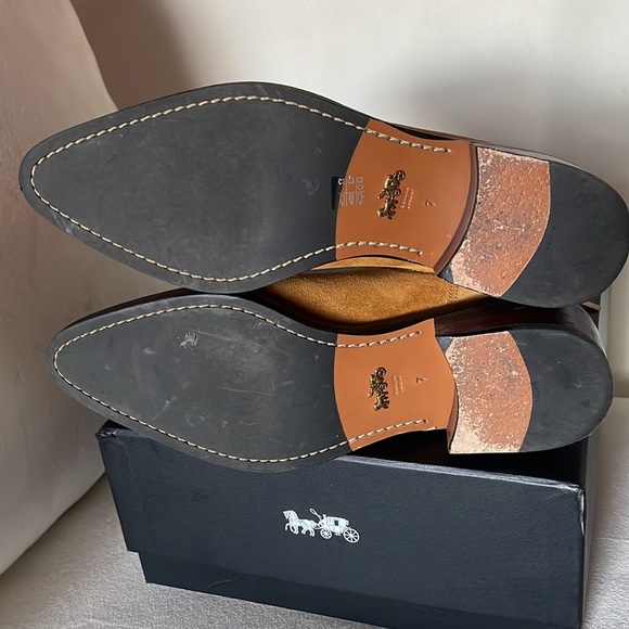 Coach suede ankle boots size 7 - Picture 7 of 10